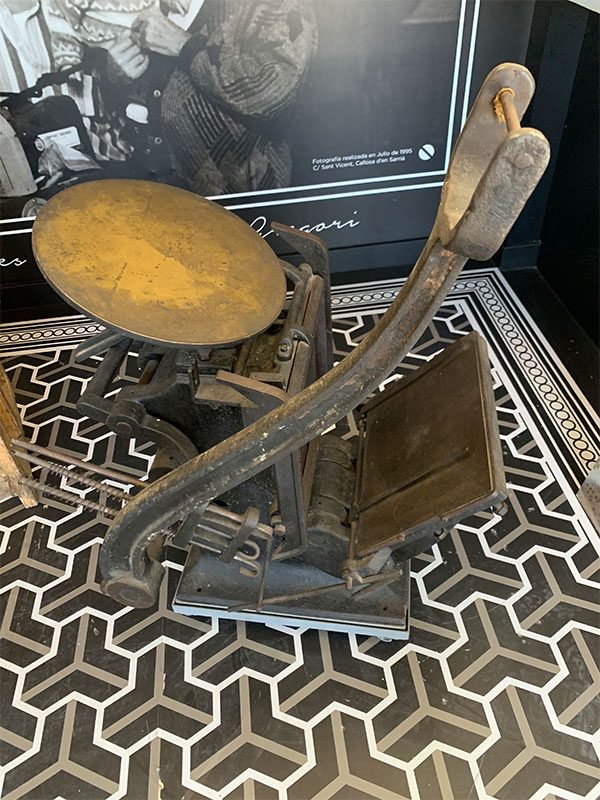 maquina imprenta años 50